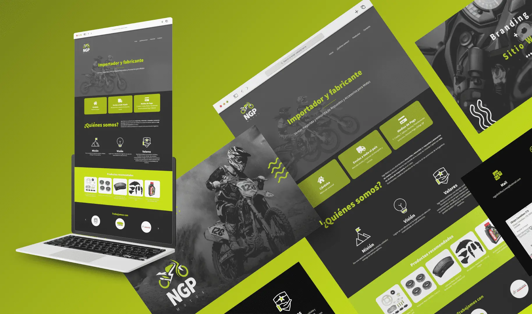 Web NGP Motos